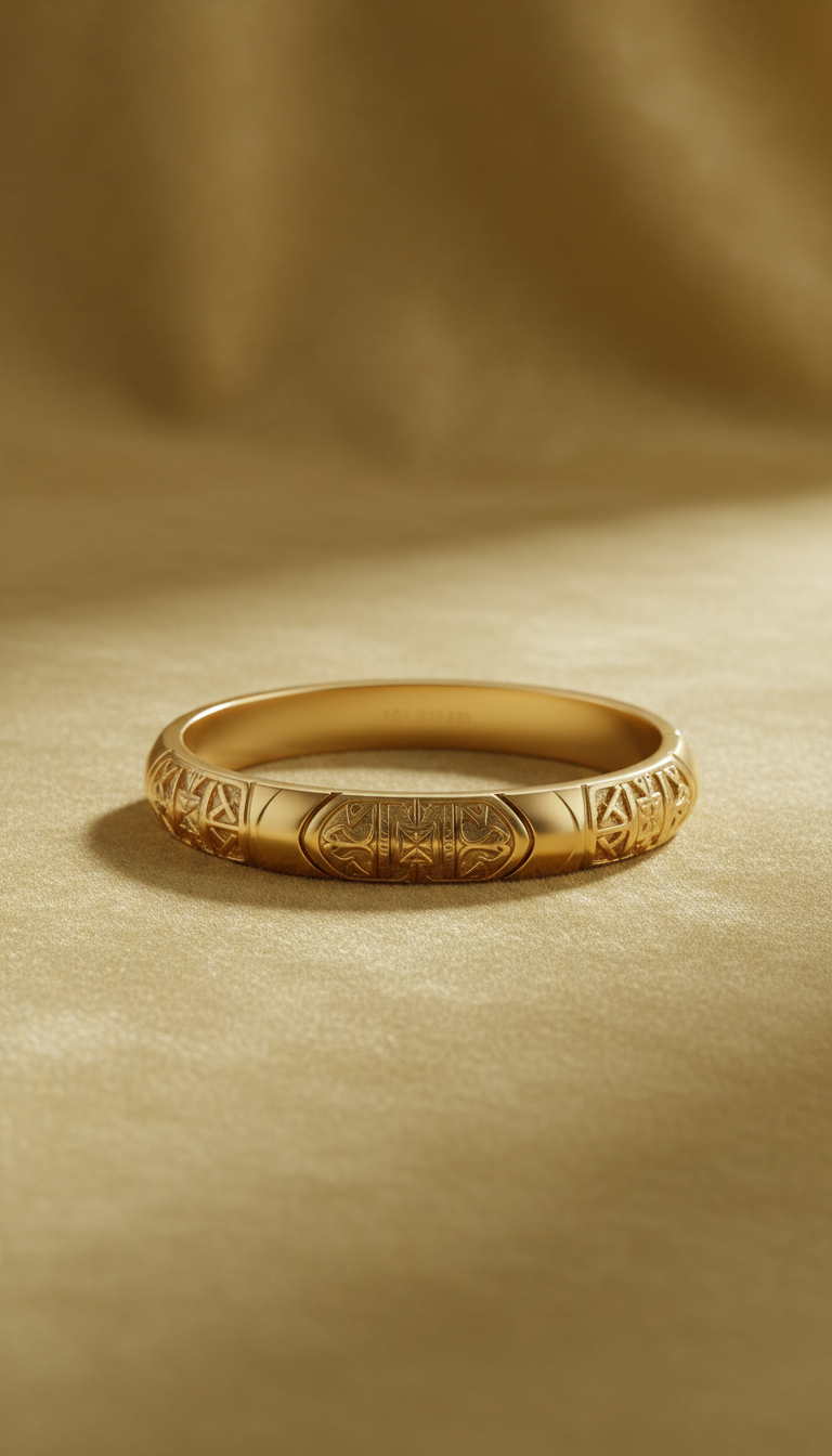 Heritage Motif Gold Bracelet